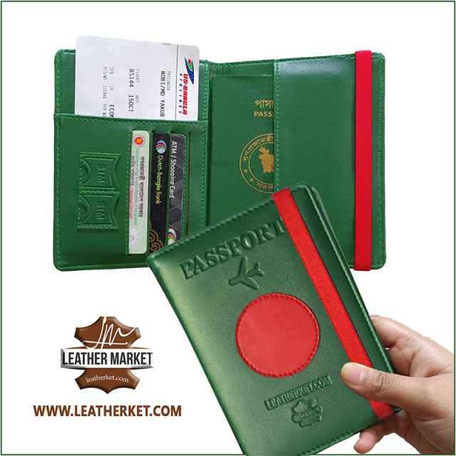 লাল-সবুজ PASSPORT WALLET-01
